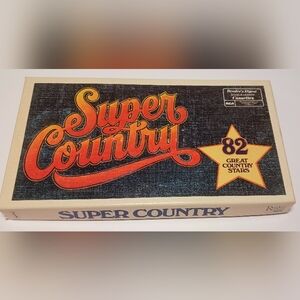 Readers Digest Super Country 82 Great Country Stars 3 Cassette Box Set 1 New Vtg